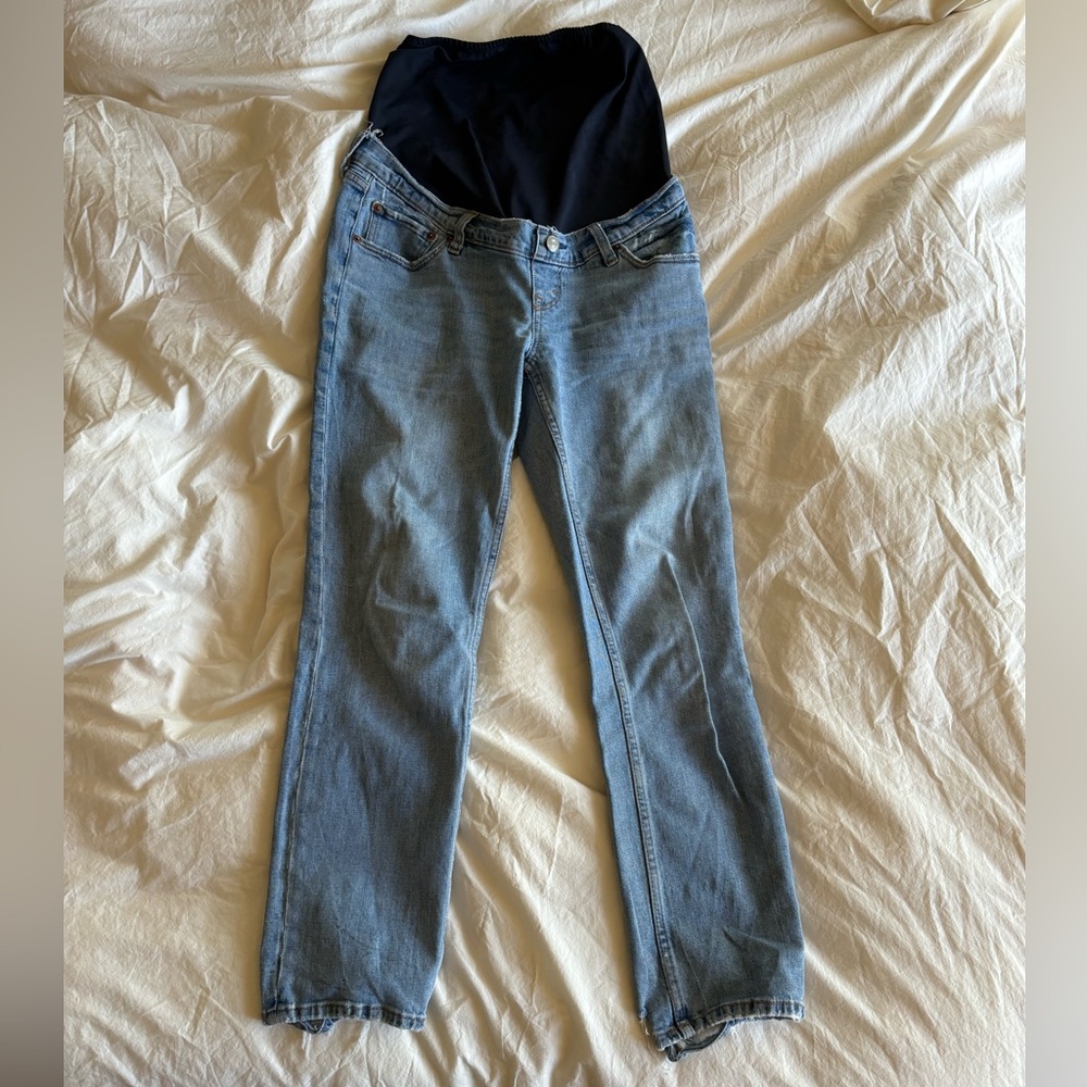 Abercrombie Straight Leg Maternity Jeans